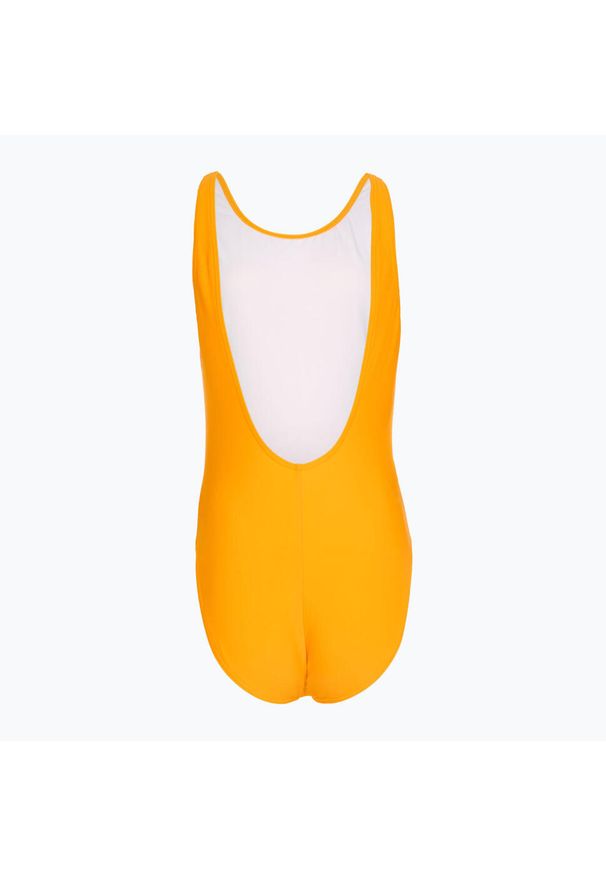Strój pływacki jednoczęściowy damski Speedo Logo Deep U-Back. Kolor: pomarańczowy, biały, wielokolorowy