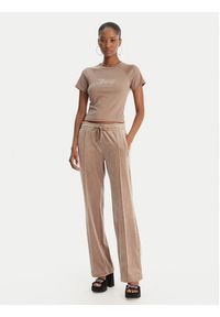 Juicy Couture T-Shirt Baby JCWCT126317 Beżowy Slim Fit. Kolor: beżowy #5