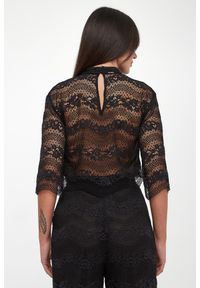 Twinset Milano - Bluzka damska koronkowa TWINSET. Materiał: koronka #3