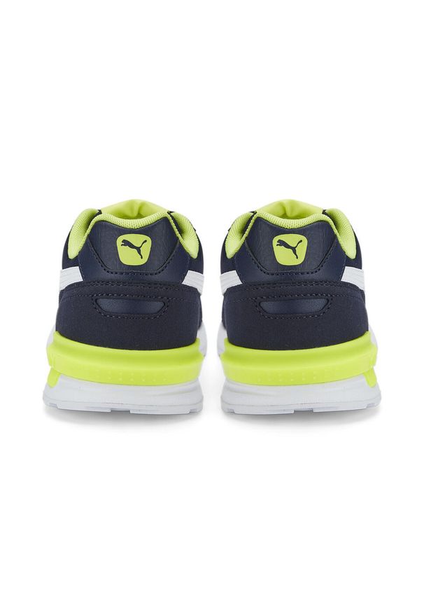 Buty dla dzieci Puma Graviton Jr. Okazja: na co dzień. Kolor: niebieski