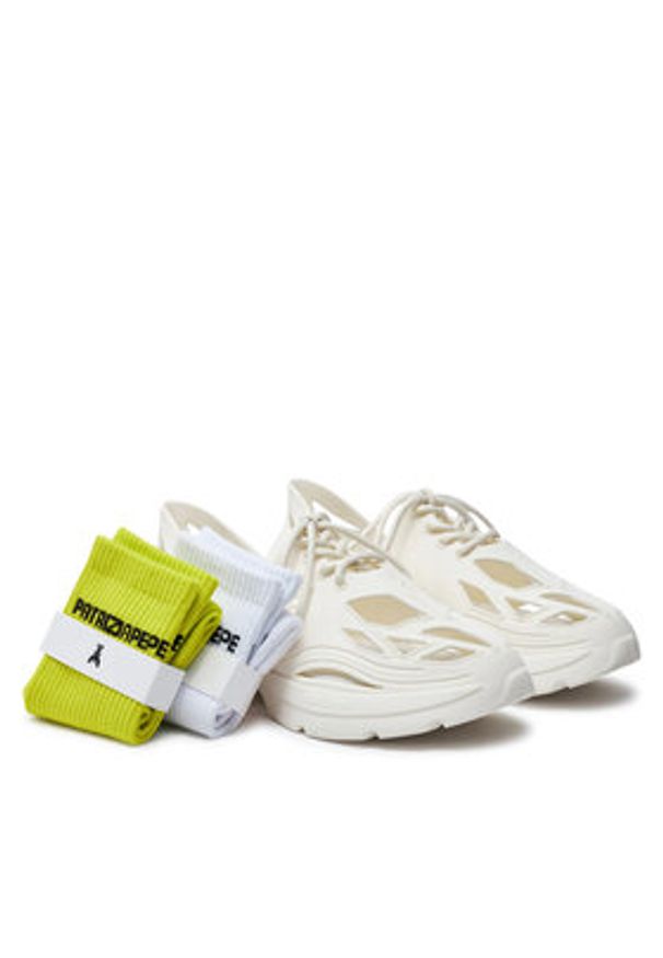Patrizia Pepe Sneakersy 8Z0030/V033-W101 Écru. Materiał: syntetyk