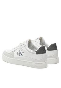 Calvin Klein Jeans Sneakersy Classic Cupsole Low Lth Ml YM0YM00885 Biały. Kolor: biały #4
