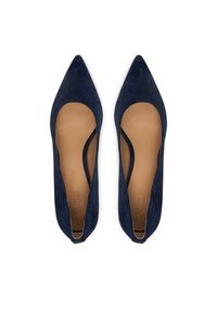 Lauren Ralph Lauren - LAUREN RALPH LAUREN Szpilki 802755524010 Niebieski. Kolor: niebieski. Materiał: zamsz, skóra. Obcas: na szpilce #4