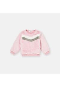 Sinsay - Bluza niemowlęca - Różowy. Kolor: różowy #1