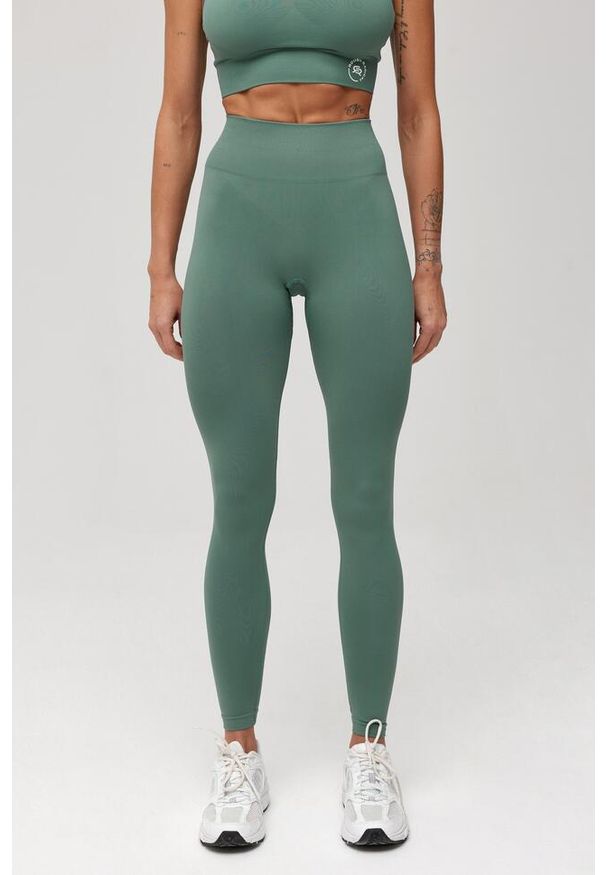 ROUGH RADICAL - Damskie legginsy treningowe bezszwowe Rough Radical Seamless Classic. Kolor: zielony. Sport: fitness