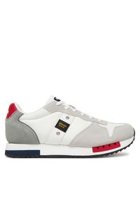 Blauer Sneakersy S6QUEENS01/MES Biały. Kolor: biały. Materiał: skóra, zamsz #1