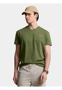 Polo Ralph Lauren T-Shirt 710671452263 Zielony Classic Fit. Typ kołnierza: polo. Kolor: zielony. Materiał: bawełna