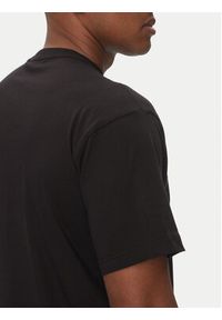 Versace Jeans Couture T-Shirt 78GAHT08 Czarny Regular Fit. Kolor: czarny. Materiał: bawełna