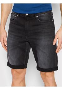 Calvin Klein Jeans Szorty jeansowe J30J320525 Czarny Slim Fit. Kolor: czarny. Materiał: bawełna #1