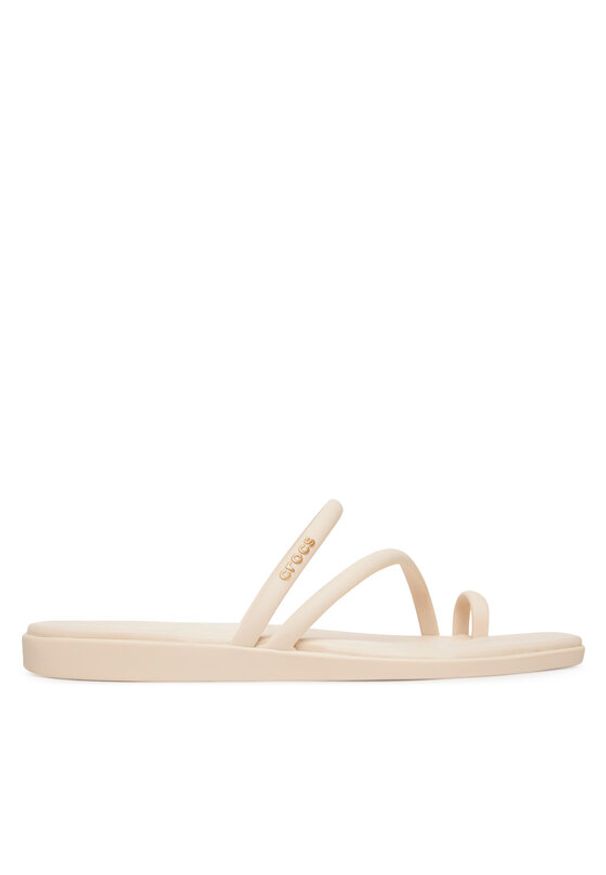 Crocs Japonki Miami Toe Loop 209862 Beżowy. Kolor: beżowy