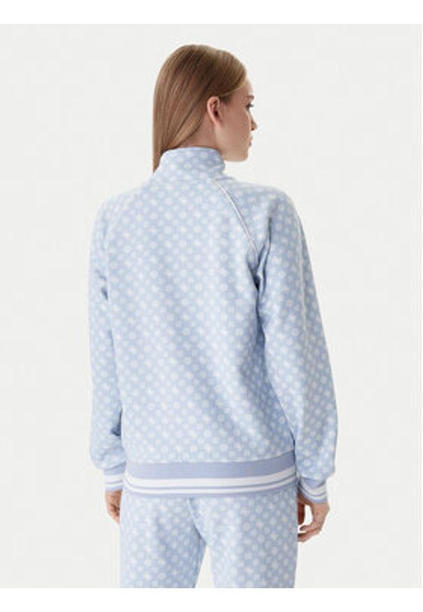 Guess Bluza V5YQ03 KB212 Błękitny Regular Fit. Kolor: niebieski. Materiał: syntetyk