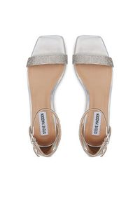 Steve Madden Sandały Gena-R SM11003580 Srebrny. Kolor: srebrny. Materiał: materiał #4