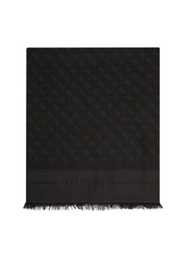 Guess Szalik AM9504 POL03 Czarny. Kolor: czarny. Materiał: materiał