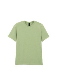 GILDAN - Bawełniana Koszulka Unisex Dla Dorosłych W Miękkim Stylu. Kolor: zielony, żółty, wielokolorowy. Materiał: bawełna. Sport: turystyka piesza
