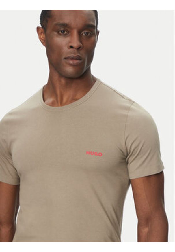 Hugo - HUGO Komplet t-shirtów 50532811 Kolorowy Regular Fit. Materiał: bawełna. Wzór: kolorowy