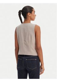 only - ONLY Kamizelka garniturowa Linda 15336753 Beżowy Regular Fit. Kolor: beżowy. Materiał: syntetyk #3