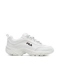 Buty do chodzenia damskie Fila Strada Low Teens. Zapięcie: sznurówki. Kolor: biały. Materiał: materiał, syntetyk, tkanina. Szerokość cholewki: normalna. Sport: turystyka piesza