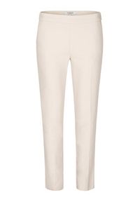 Morgan Spodnie materiałowe 211-PROSY.F Beżowy Slim Fit. Kolor: beżowy. Materiał: bawełna, materiał #9