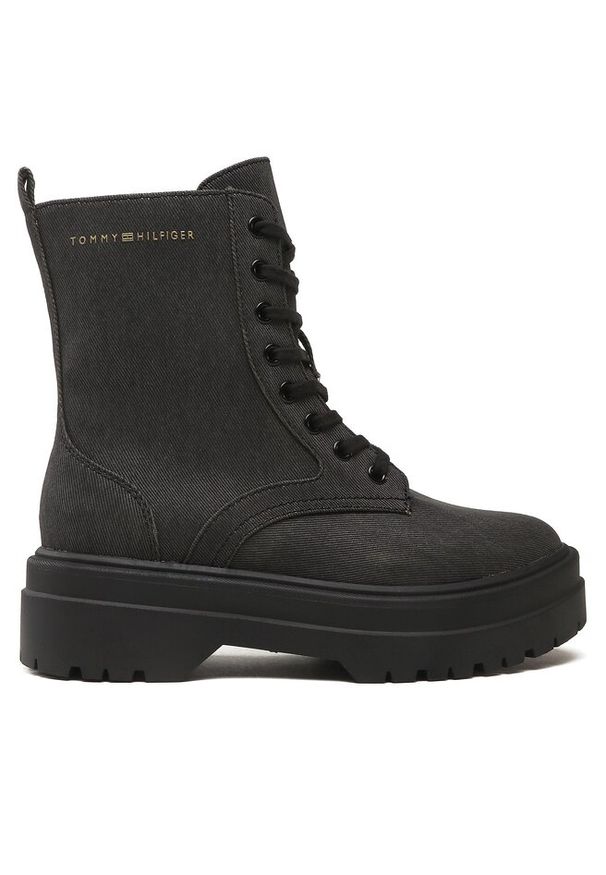 TOMMY HILFIGER - Trapery Tommy Hilfiger. Kolor: czarny