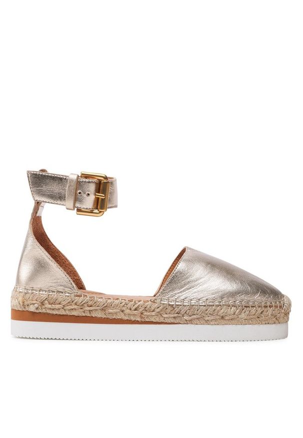 Espadryle See By Chloé. Kolor: złoty