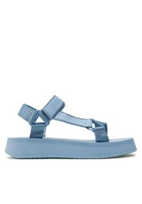 Calvin Klein Jeans Sandały Sandal Velcro Webbing Dc YW0YW01353 Niebieski. Kolor: niebieski. Materiał: materiał