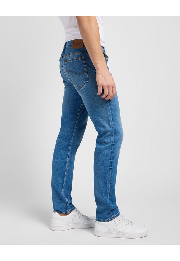 Lee - LEE MĘSKIE SPODNIE RIDER INDIGO VINTAGE 112346321 L701015994. Okazja: na co dzień. Styl: vintage