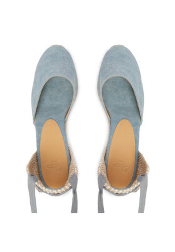 Castañer Espadryle Carina 21644 Niebieski jasny. Kolor: niebieski. Materiał: materiał