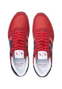 Sneakersy męskie czerwone Armani Exchange XUX017 XCC68 K667. Kolor: czerwony #2