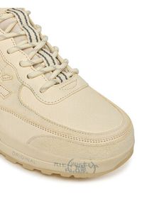 Premiata Sneakersy NOUS VAR 7733 Beżowy. Kolor: beżowy. Materiał: zamsz, skóra