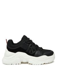 DKNY Sneakersy Odella K3436984 Czarny. Kolor: czarny. Materiał: materiał