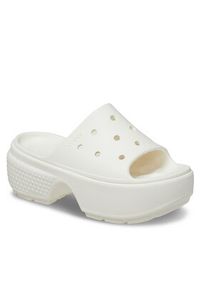 Crocs Klapki Stomp Slide 209347 Beżowy. Kolor: beżowy