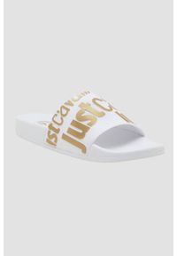 Just Cavalli - JUST CAVALLI Białe klapki Fondo Pool, Rozmiar 37. Kolor: biały #4