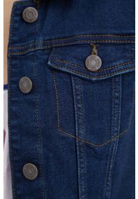 Noisy may - Noisy May kurtka jeansowa damska kolor granatowy przejściowa. Okazja: na co dzień. Kolor: niebieski. Materiał: jeans. Styl: casual #5