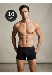 Sinsay - Bokserki Classic 10 pack - czarny. Kolor: czarny #1