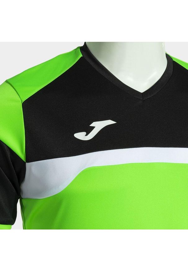 Joma Danubio III zestaw sportowy unisex Fluor Zielony-Czarny M. Kolor: wielokolorowy, niebieski, czarny. Sport: piłka nożna, fitness