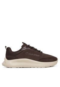 Sneakersy Calvin Klein. Kolor: brązowy #1