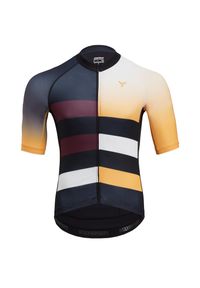 Koszulka rowerowa męska Silvini Mazzano MD2042. Kolor: fioletowy, wielokolorowy, pomarańczowy, czarny #1