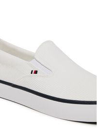 TOMMY HILFIGER - Tommy Hilfiger Tenisówki Th Hi Vulc Core Low Ii Slipon FM0FM05514 Biały. Kolor: biały. Materiał: materiał #5