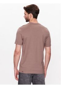 Volcano T-Shirt Slit M02370-S23 Brązowy Regular Fit. Kolor: brązowy. Materiał: bawełna #4