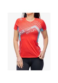 LA SPORTIVA - Koszulka do biegania damska La Sportiva Wave T-Shirt. Kolor: czerwony