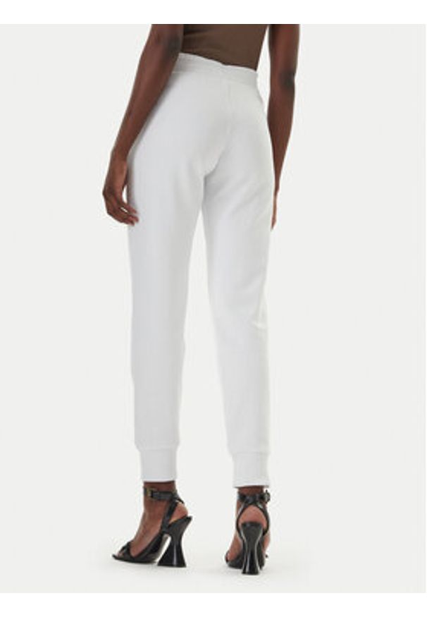 Versace Jeans Spodnie dresowe 80HAAT01 Biały Regular Fit. Kolor: biały. Materiał: bawełna