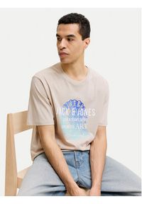 Jack & Jones T-Shirt Gradient Print 12288094 Szary Regular Fit. Kolor: szary. Materiał: bawełna. Wzór: nadruk, gradientowy #2