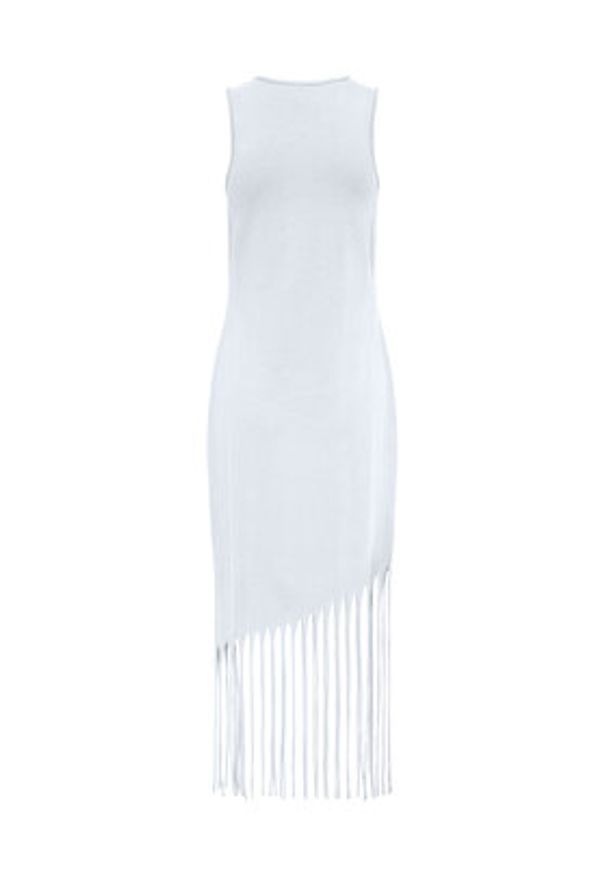 only - ONLY Sukienka codzienna Zinna 15325497 Biały Regular Fit. Okazja: na co dzień. Kolor: biały. Materiał: bawełna. Typ sukienki: proste. Styl: casual