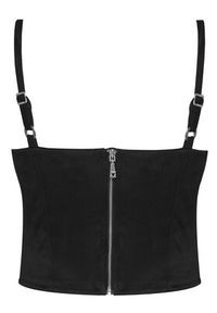 Guess Top W6RH03 WJ472 Czarny Slim Fit. Kolor: czarny. Materiał: syntetyk #8