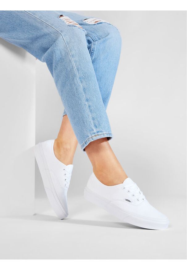 Vans Tenisówki Authentic VN000EE3W00 Biały. Kolor: biały. Materiał: materiał