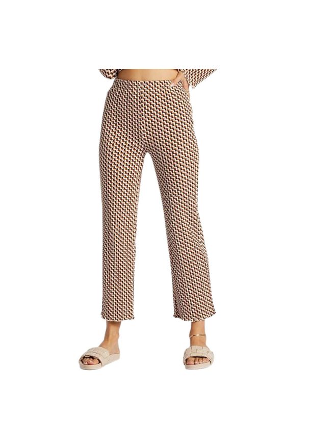 Spodnie turystyczne damskie Billabong Come Back. Kolor: wielokolorowy. Materiał: bawełna. Sezon: lato. Sport: turystyka piesza