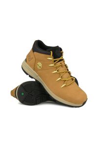 Sneakersy męskie Timberland EURO Sprint Trekker MID LACE UP. Okazja: do pracy. Kolor: brązowy. Sezon: zima. Obcas: na obcasie. Wysokość obcasa: średni. Sport: bieganie #4