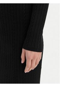 Guess Sukienka dzianinowa W6RK01 Z2YJ2 Czarny Regular Fit. Kolor: czarny. Materiał: wiskoza #4