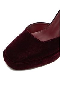 Juicy Couture Czółenka EO-W2SH59501A Bordowy. Kolor: czerwony. Materiał: materiał #5