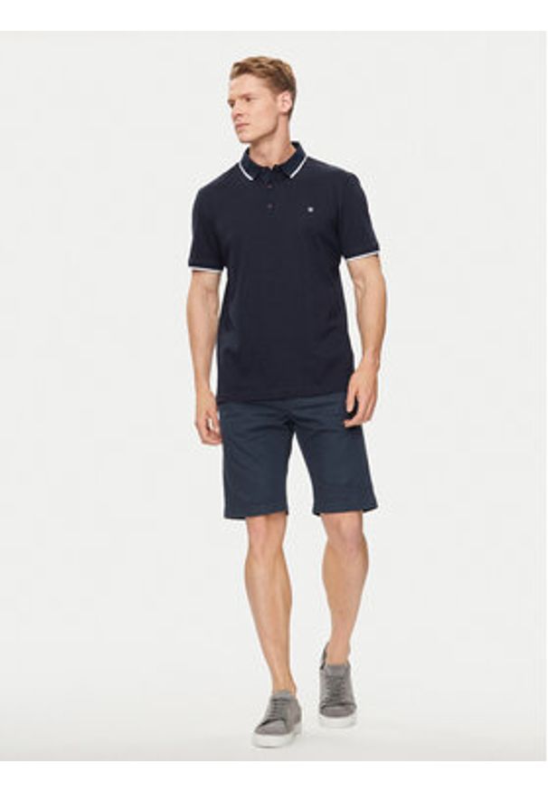 Pierre Cardin Szorty materiałowe C3 34770.5002 Granatowy Regular Fit. Kolor: niebieski. Materiał: bawełna